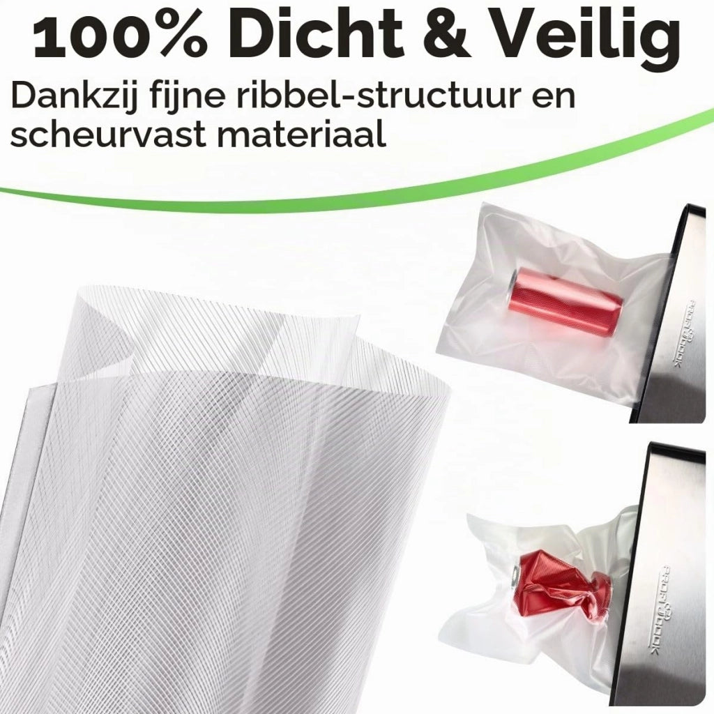 Sacchetti sottovuoto, 50 pezzi, 28x40 cm – resistenti e antistrappo