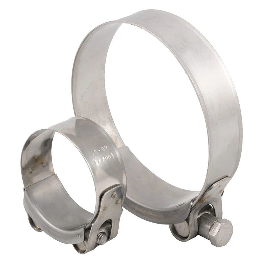 FASCETTA A MORSETTO ø 44 - 47 - banda 22 mm - vite M8 / blister 2 pezzi