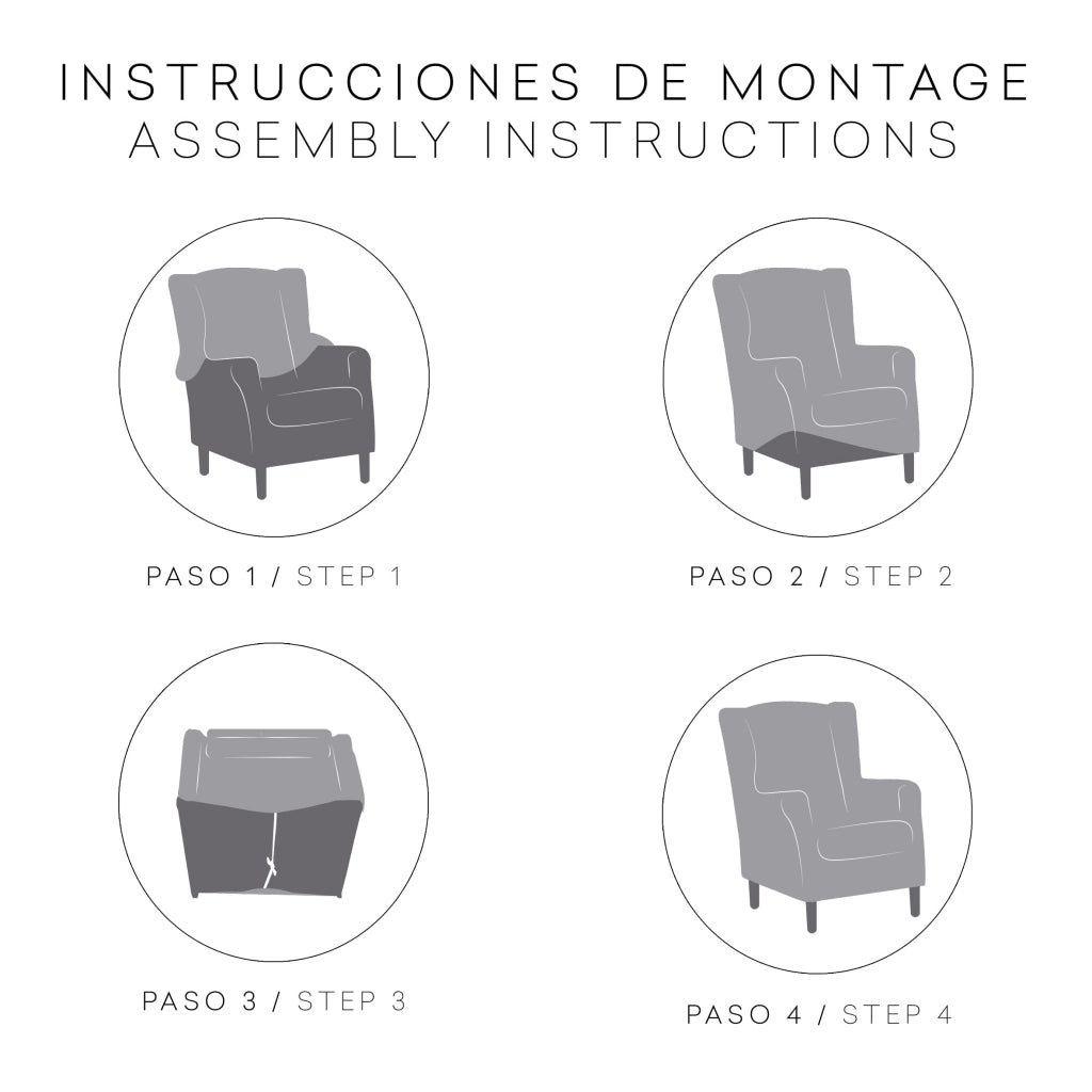 Copertura elastica per poltrona, modello per 1 posto, dimensioni 90x80x100 cm, colore 02