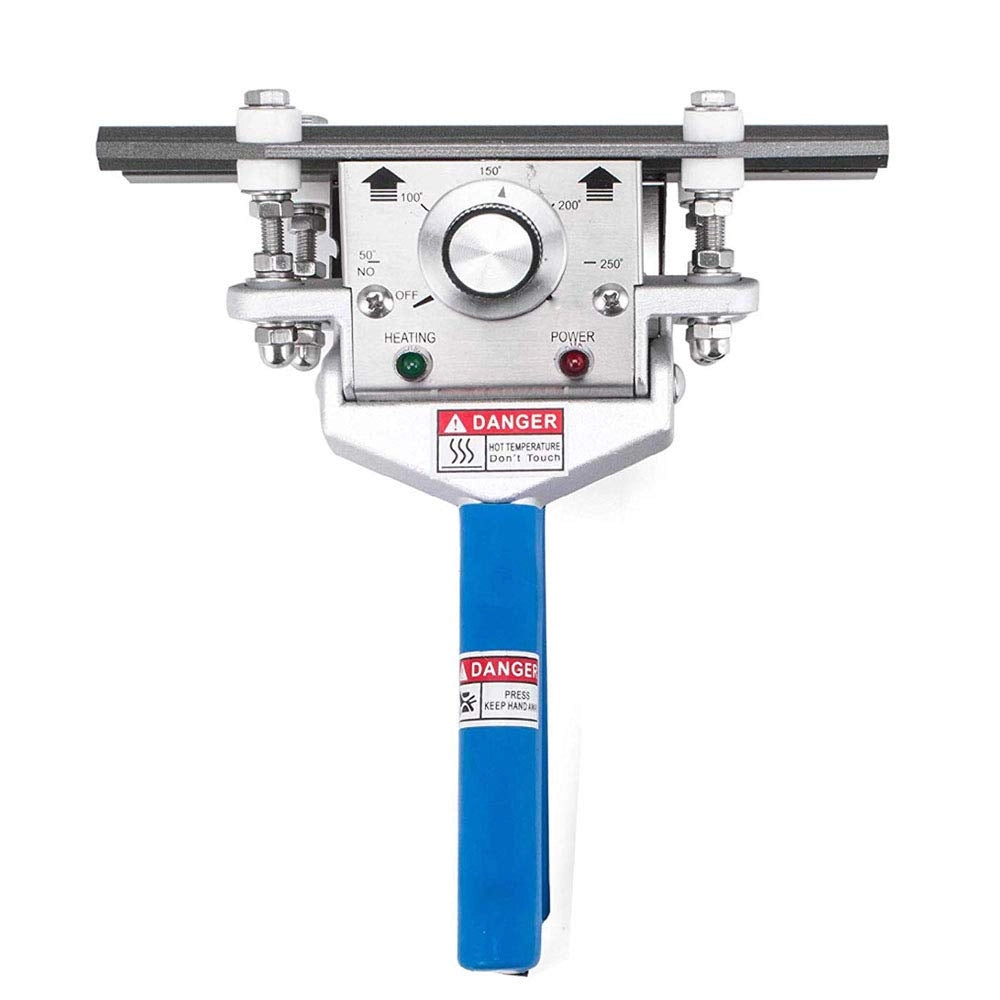 Sigillatrice a caldo da 200 mm, 300 W, 0–250 °C, in acciaio inossidabile, azionamento manuale