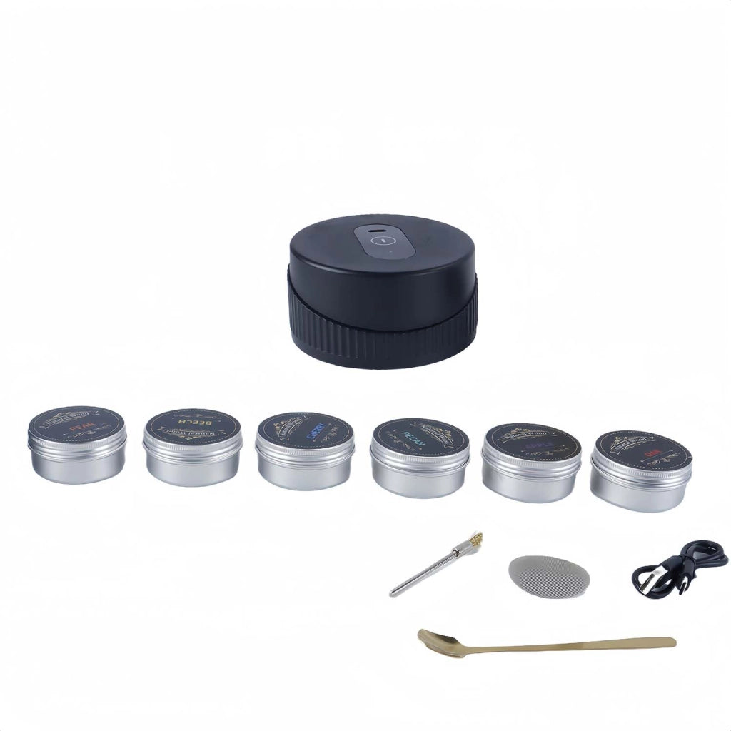Kit per affumicare cocktail, elettrico, ricaricabile, ideale per whisky e bourbon