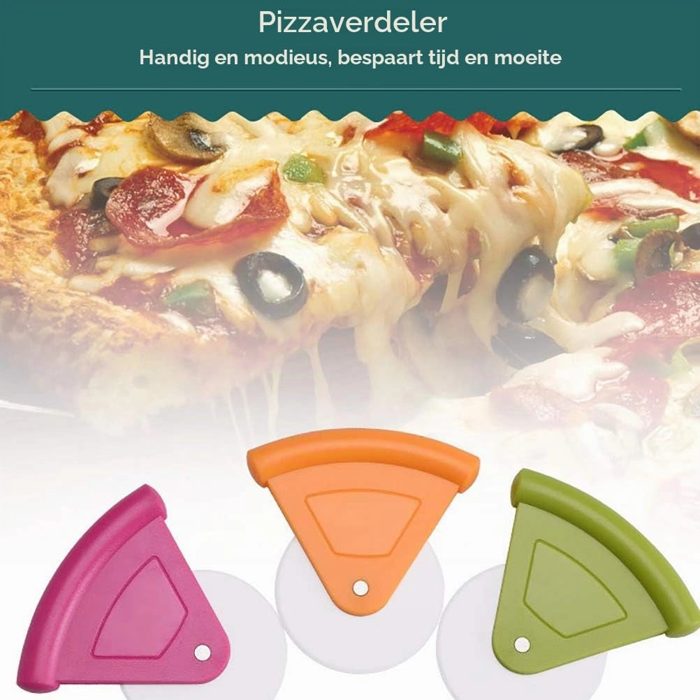 Tagliapizza con rotella, dimensioni 11,5 x 10,5 cm, realizzato in plastica ABS, adatto al lavaggio in lavastoviglie