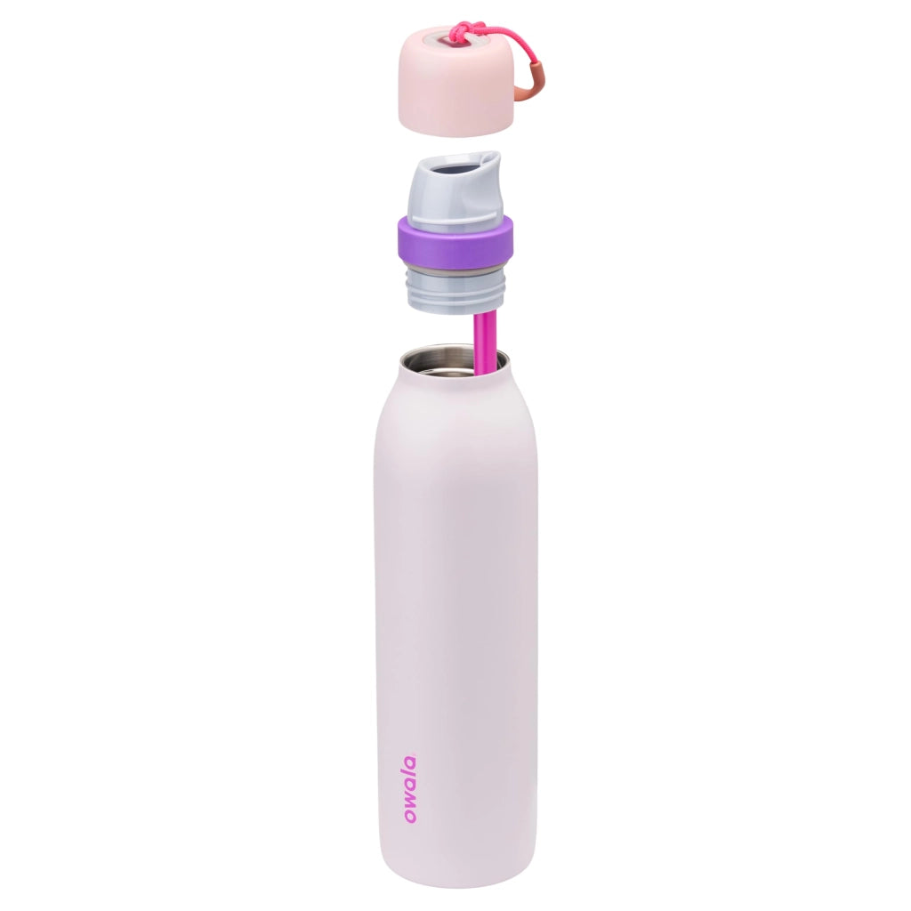 Borraccia termica da 710 ml in acciaio inossidabile, con cannuccia, priva di BPA, ideale per lo sport e i viaggi