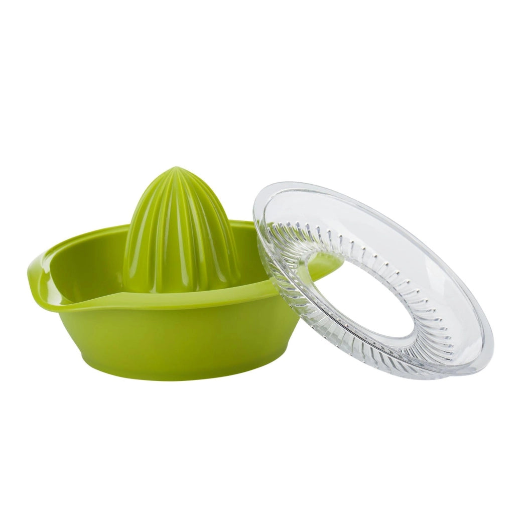 Spremiagrumi con contenitore per il succo, capacità 0,5 litri, in plastica, colore verde mela