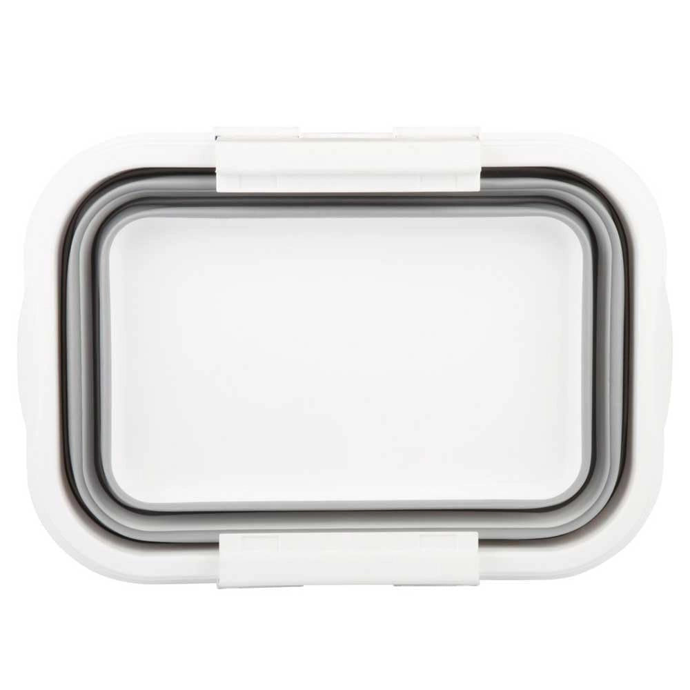 Contenitore pieghevole da 15 litri, dimensioni 46x33x23 cm, con coperchio, privo di BPA