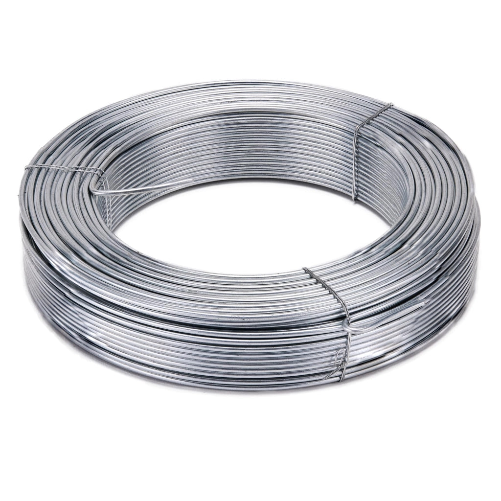 Filo spinato zincato, 2,7 mm x 100 m, per recinzioni e giardini