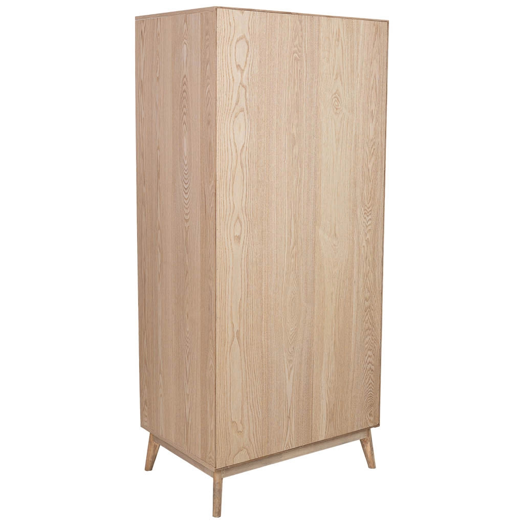 Armadio in legno marrone 80x56x180h cm