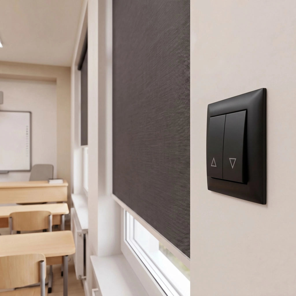 Interruttore Per Veneziane Con Cornice Oste Jnh009-w Black