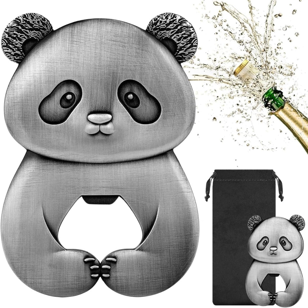 Aperitivo a forma di panda, argento, zinco, 105 g