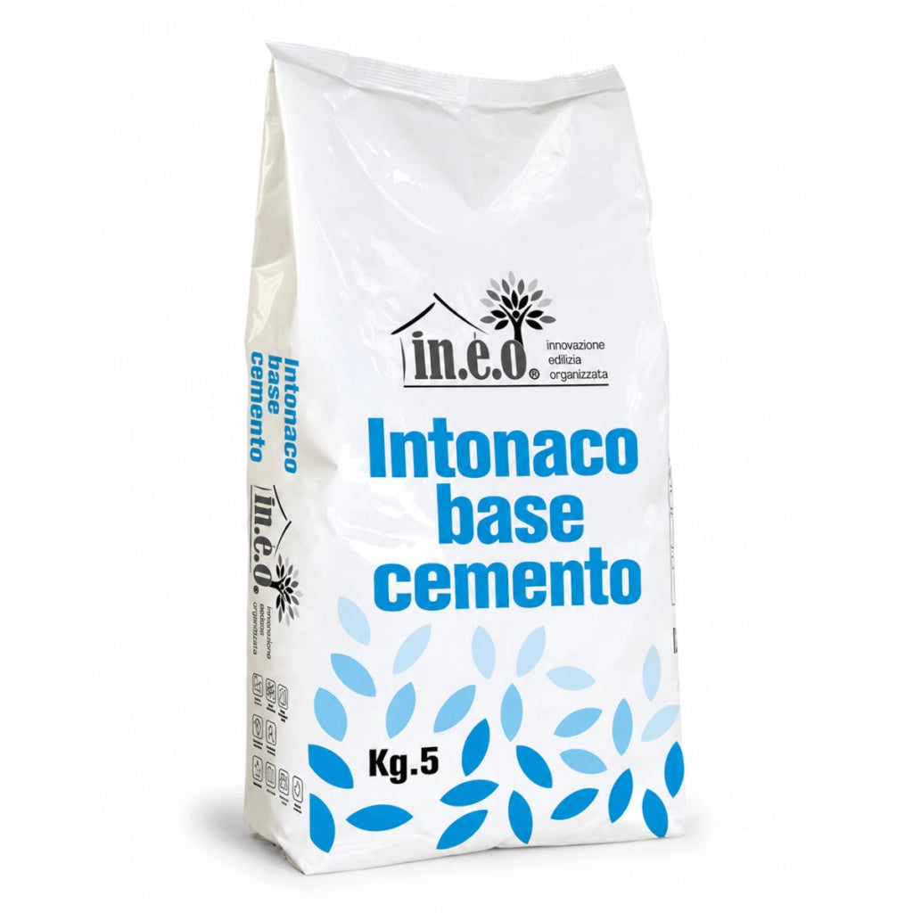 INTONACO BASE CEMENTO 5KG PER INTERNI ED ESTERNI