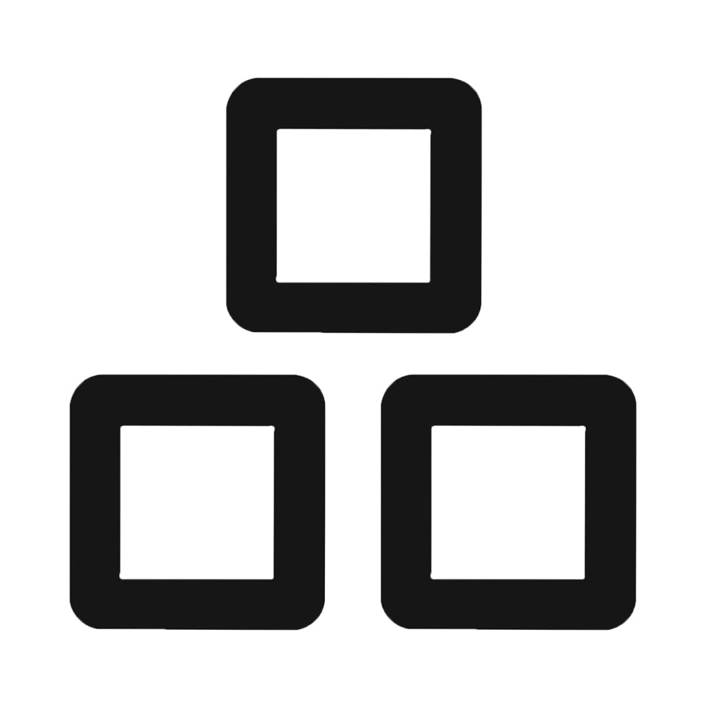 Set di 3 copripannelli per interruttori, in alluminio, colore nero, dimensioni 86x86 mm