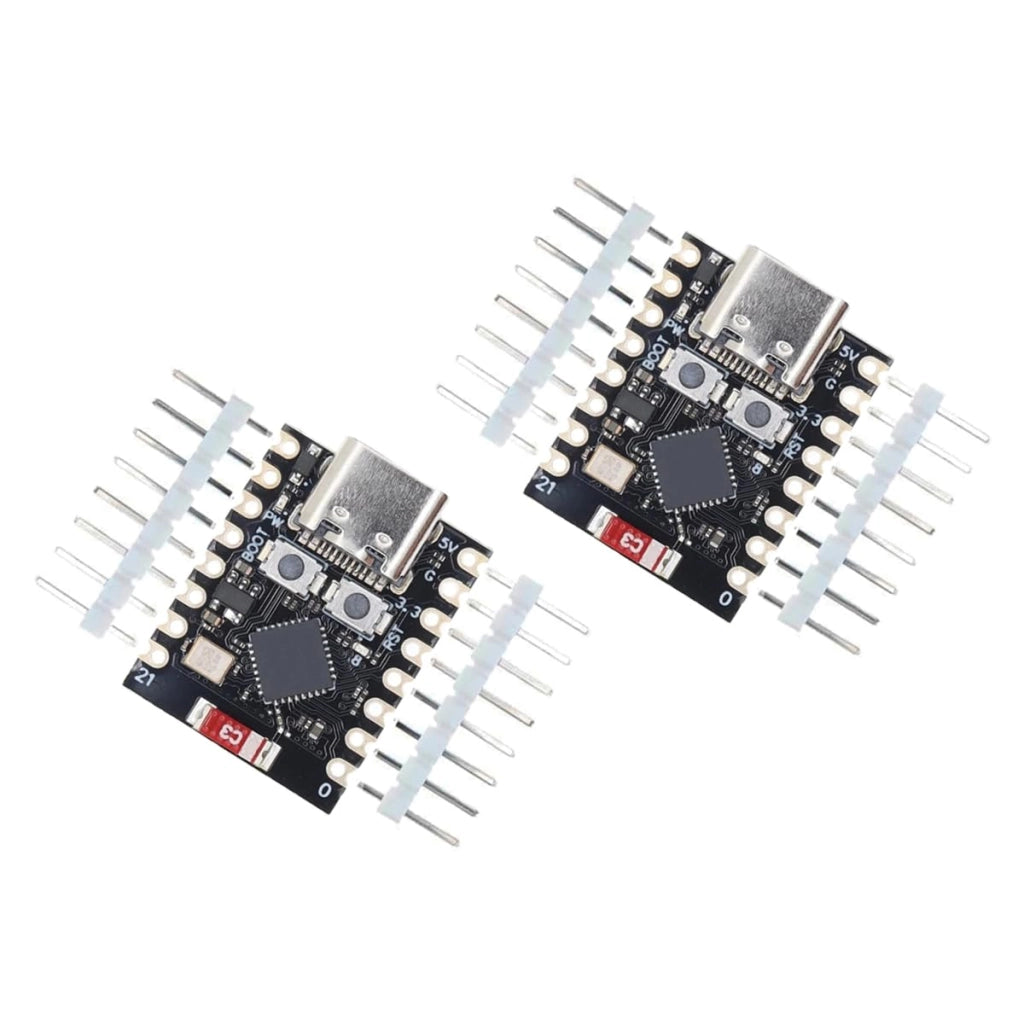 2 schede di sviluppo ESP32-C3 Mini con Wi-Fi e Bluetooth