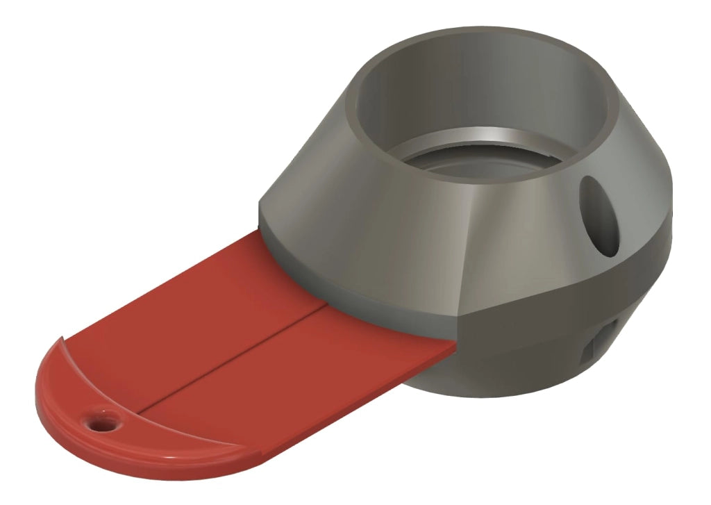 Valvola a saracinesca Blastgate, DN50, distributore a 2 o 3 vie, accessori