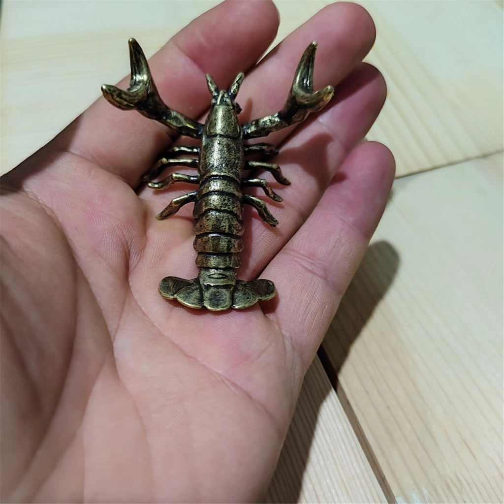 Portapenne in ottone a forma di animale, stile retrò, decorazione per ufficio