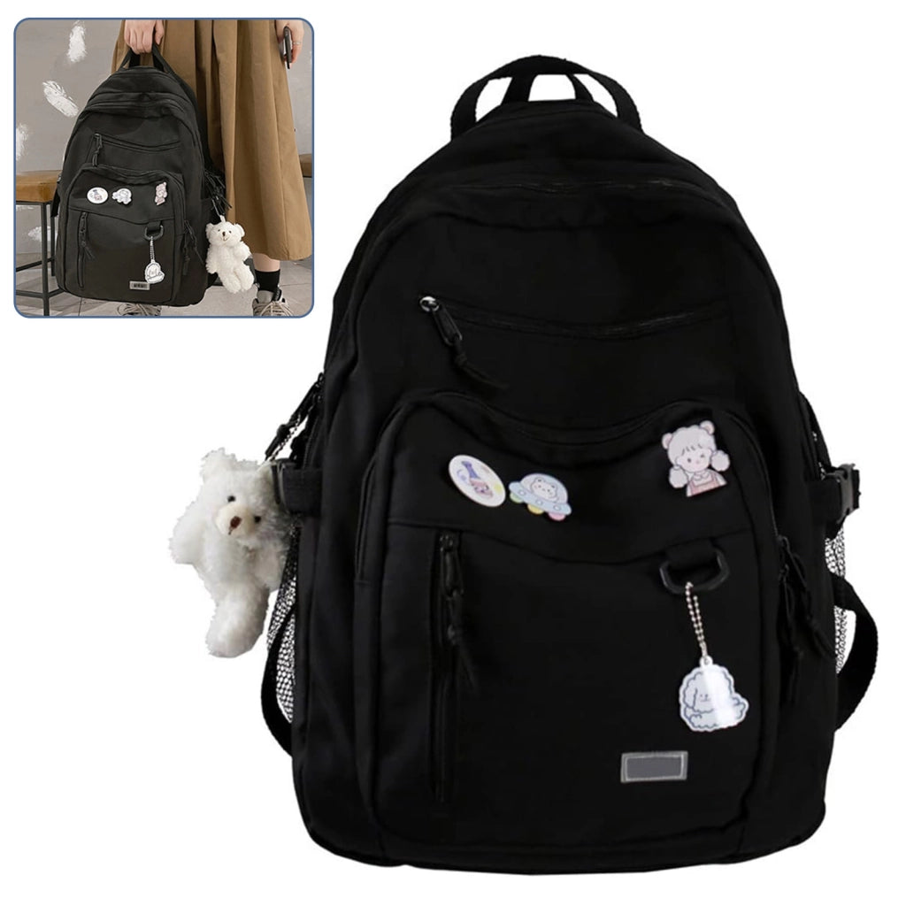 Zaino in tessuto Oxford con tasche e spallacci imbottiti