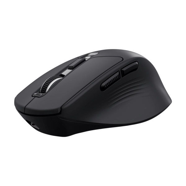 TRUST MOUSE WIRELESS RICARICABILE MULTICONNECT WL 2,4GHZ + 2x BT SILENT - 3200DPI - NIVEN - NERO