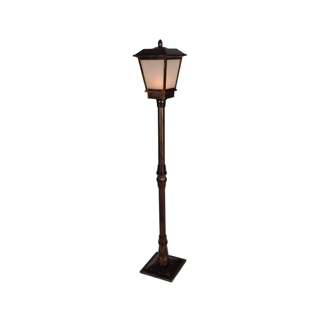 Lanterna in plastica con LED 25 × 25 × H160 cm