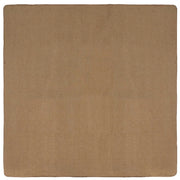 Tappeto da Area Marrone Chiaro 300 x 300 cm Juta 42010789