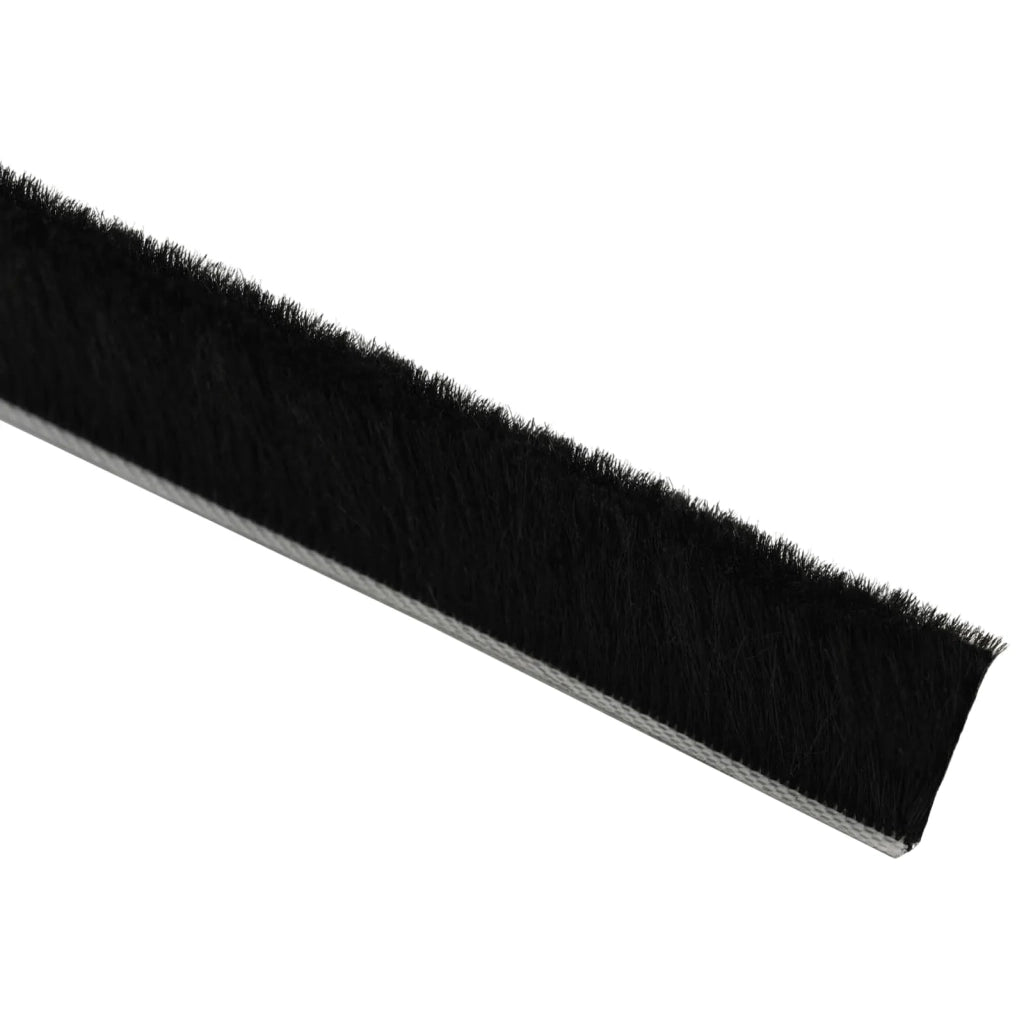 Guarnizione a spazzola autoadesiva 25 m PP Nero 42045188
