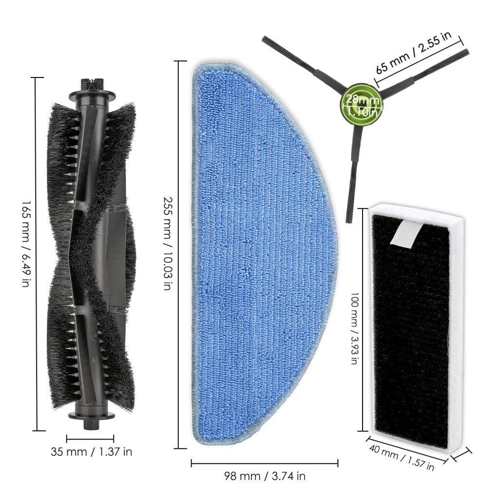 Kit di accessori per robot G8000 MAX, composto da 27 pezzi
