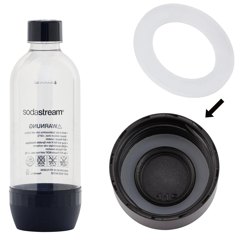 5 guarnizioni O-ring per bottiglie Sodastream D57
