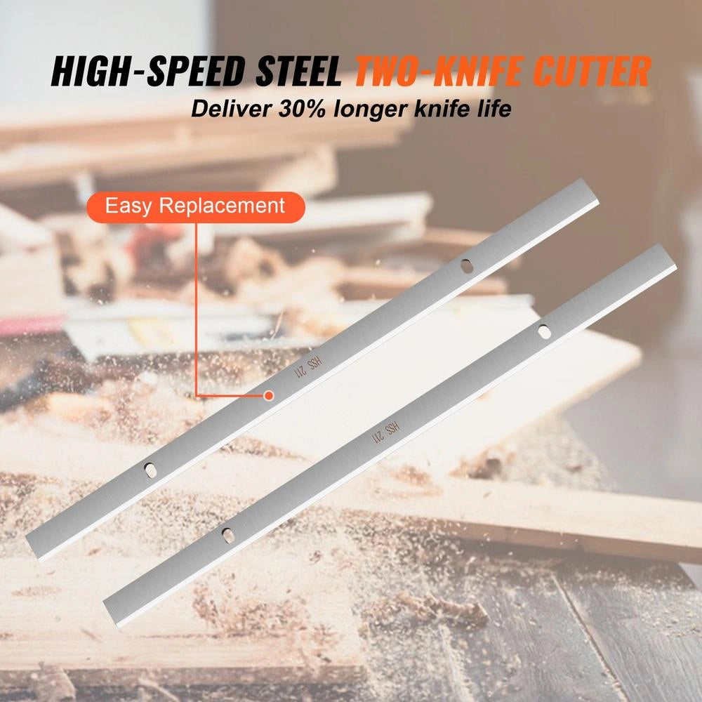 Pialla a Spessore per Legno M1B-LS-3301 2000W 33cm, Piallatrice da Banco Regolabile per Fai da Te e Officina