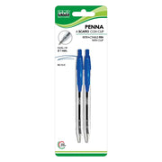 PENNA A SCATTO CON CLIP inchiostro blu