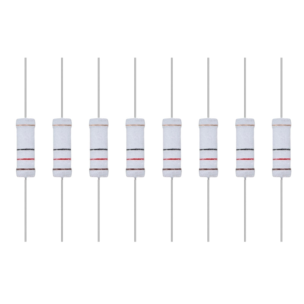 10 resistenze da 12 Ohm, 5W, tolleranza ±5%, autoestinguenti