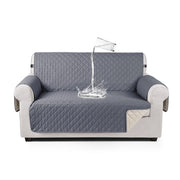 Copertura impermeabile per panchina a due posti, color grigio scuro, antiscivolo, con elastico