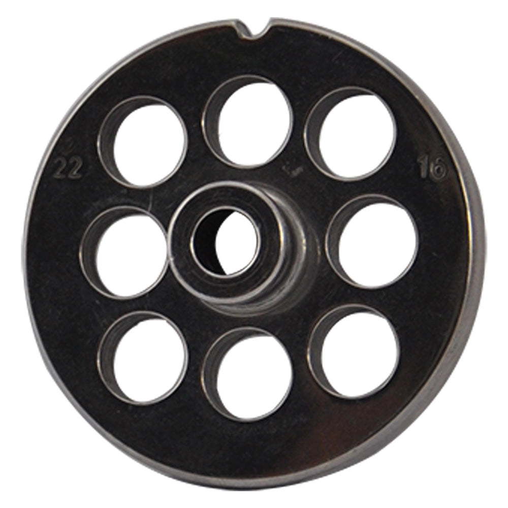 PIASTRA PER TRITACARNE Per n.22 - 8 fori da 16 mm.
