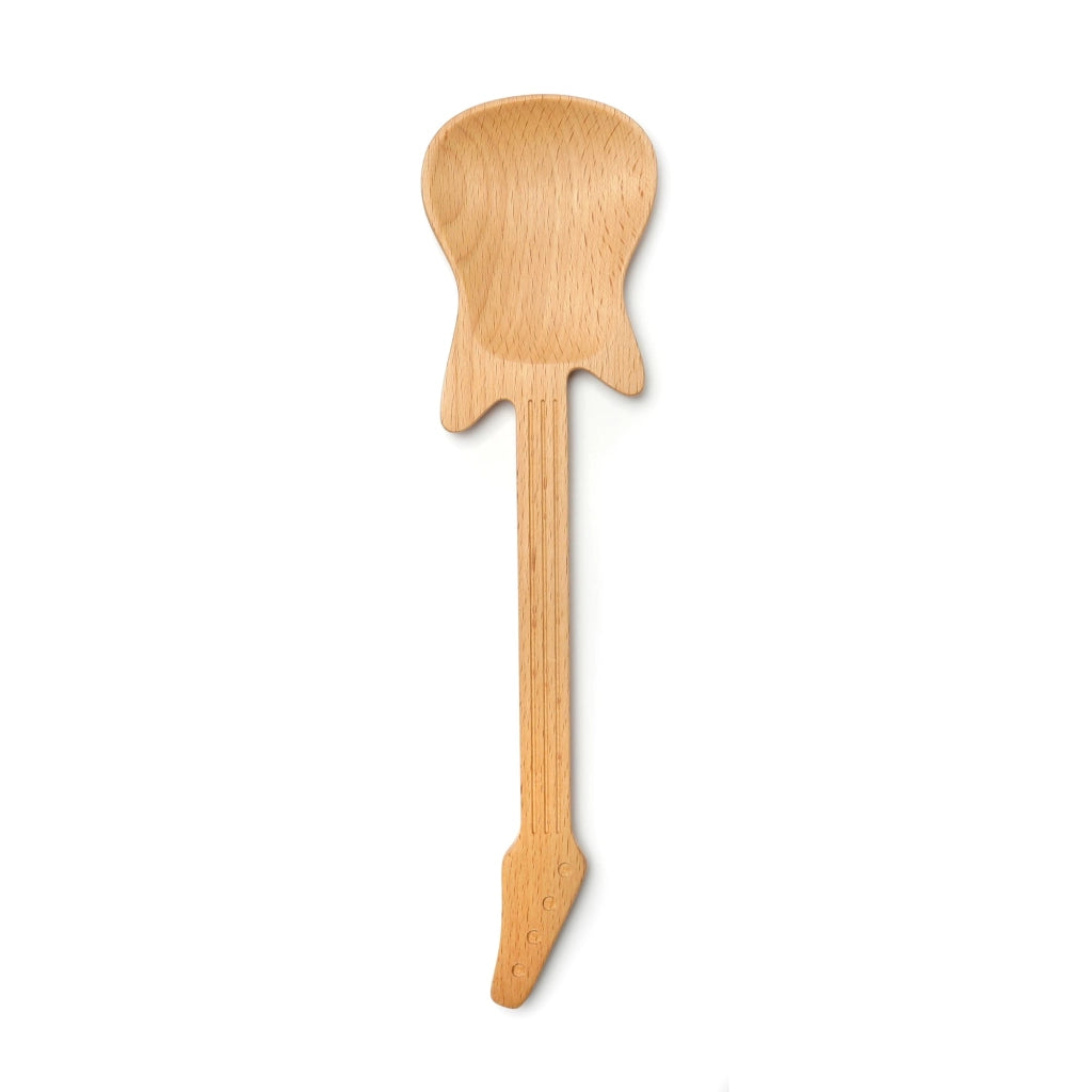 Cucchiaio da cucina in legno, 28,8 cm, realizzato in faggio, colore naturale, confezione singola