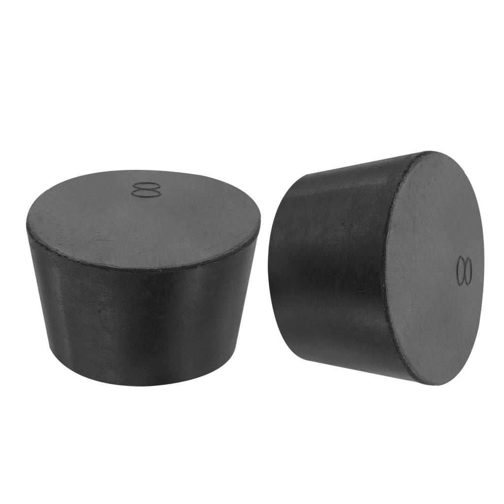 Tappi conici in gomma, da 33 a 41 mm, colore nero, 1 pezzo