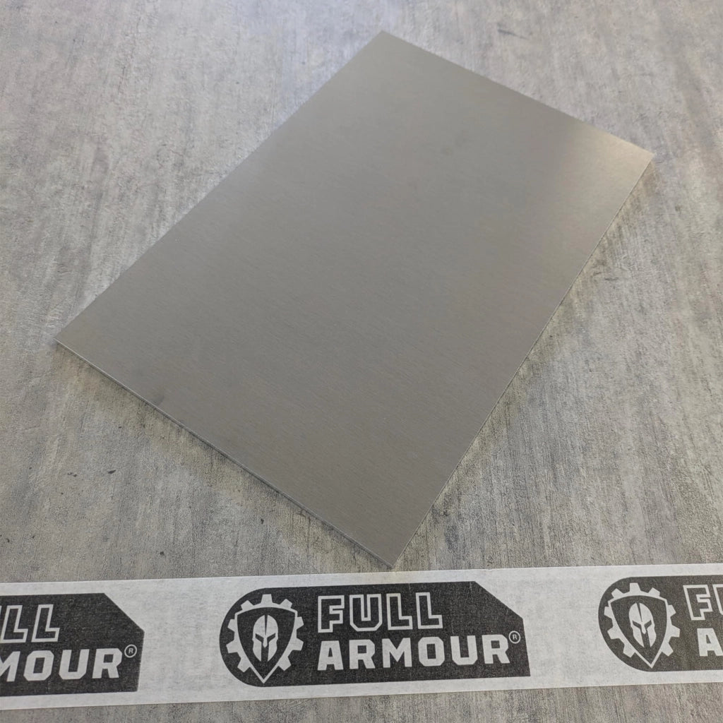 Piastra in alluminio, spessore 3 mm, dimensioni 150x250 mm, lega 6082 T6, 1 pezzo