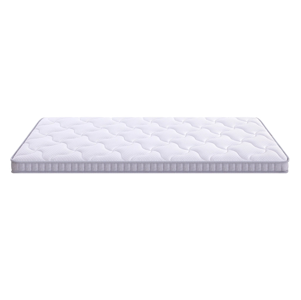 Materasso a molle insacchettate a 7 zone con schiuma, bianco