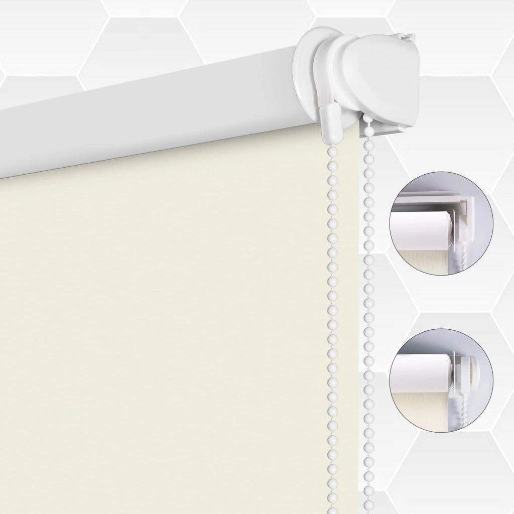 Tenda oscurante in tessuto, impermeabile, 71x200 cm, color beige