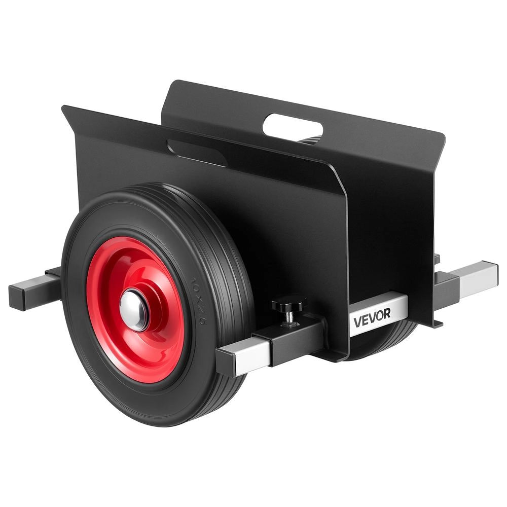 Carrello per Cartongesso e Pannelli PD453 in Acciaio, Carico 453,6 kg, Morsetto Regolabile 0-225 mm, Ruote 25 cm, Nero per Officina