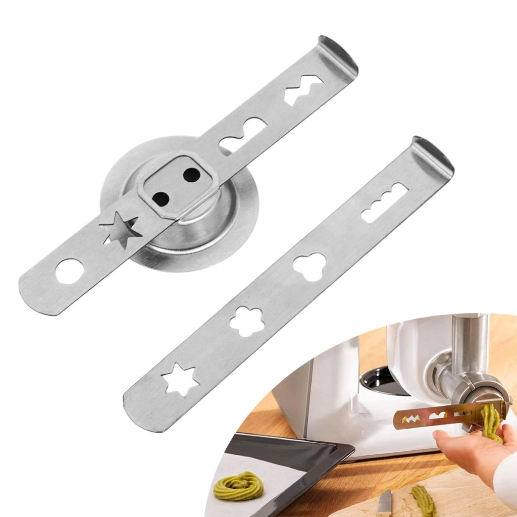 Accessorio per macelleria con 8 forme, in acciaio inossidabile, per insaccatrice