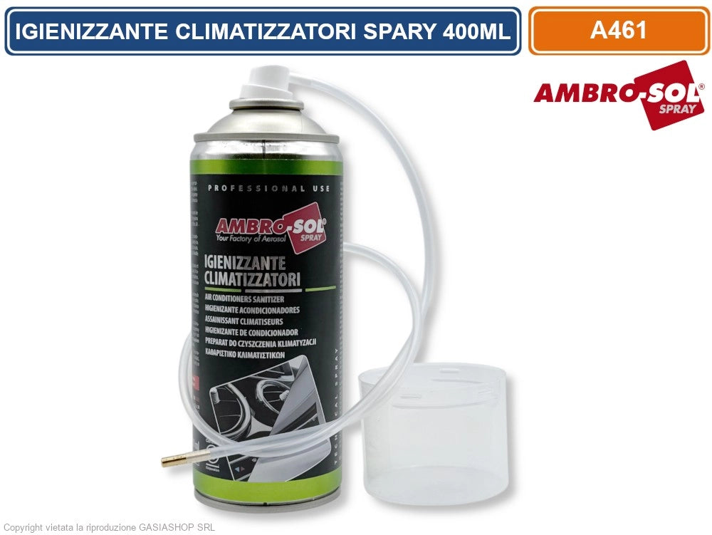 AMBRO-SOL A461 IGIENIZZANTE CLIMATIZZATORI IN BOMBOLETTA SPRAY CON SONDA 400ML