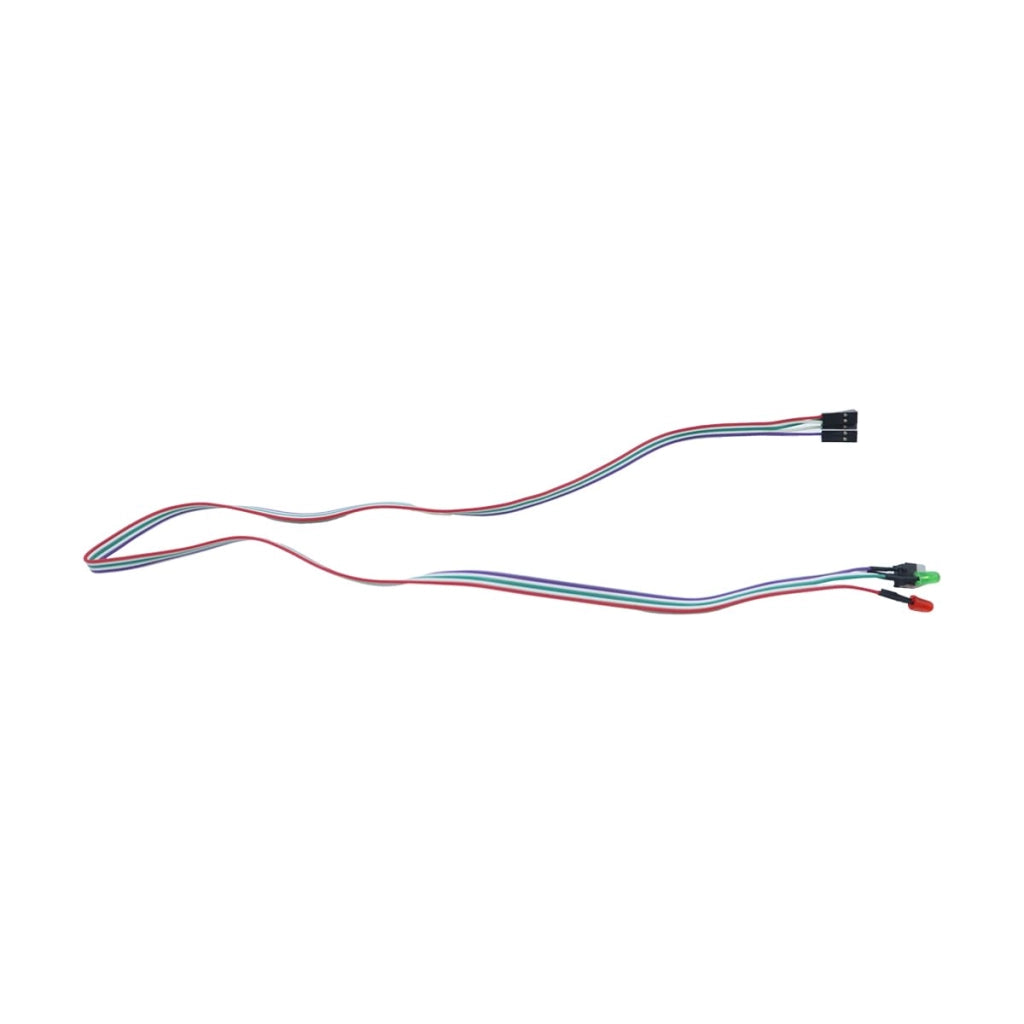 Interruttore a ponticello per alimentatore ATX, 2 pezzi, connettore a 2 pin, cavo da 40 cm