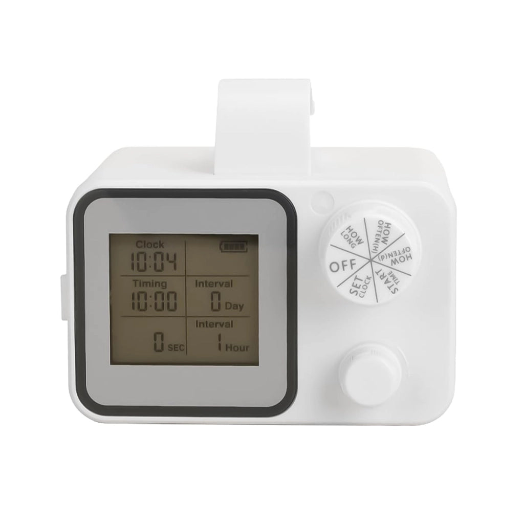 Sistema di irrigazione automatico con display LCD, adatto per un massimo di 20 vasi