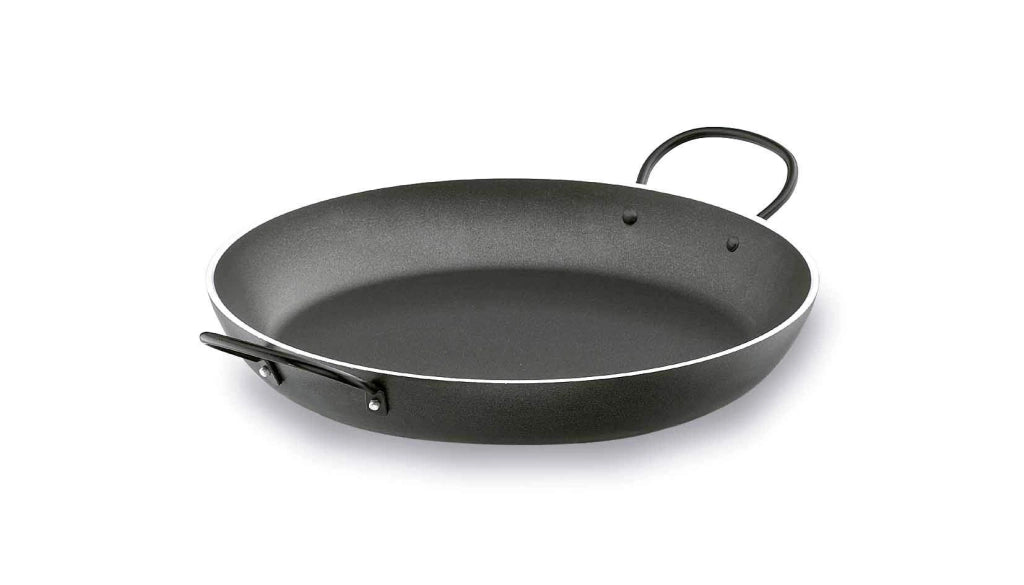 Padella per paella, diametro 36 cm, in alluminio, con rivestimento antiaderente