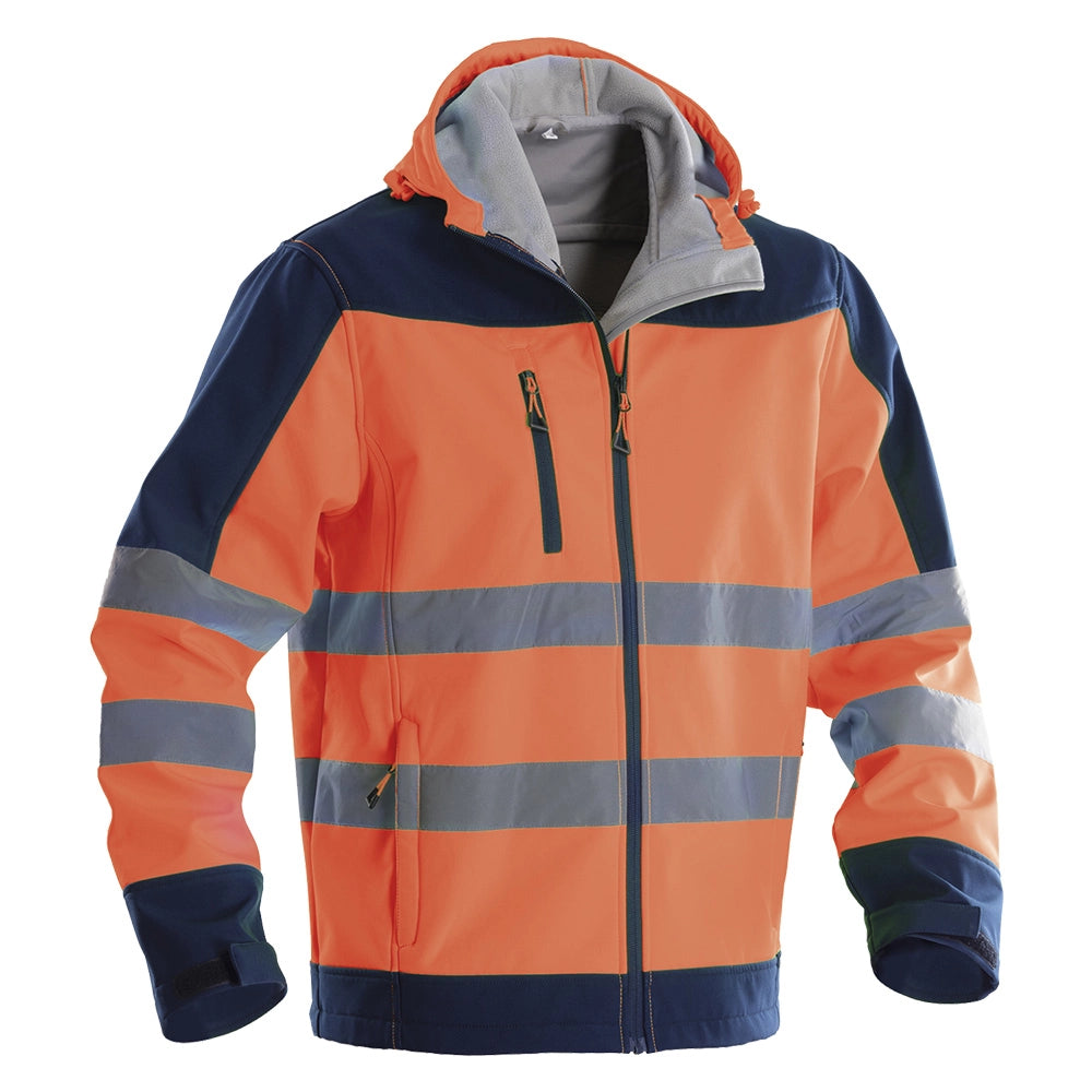 GIUBBINO ALTA VISIBILITA' 'SOFTSHELL BRIGHT HV' taglia M - arancione / blu
