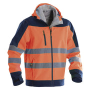 GIUBBINO ALTA VISIBILITA' 'SOFTSHELL BRIGHT HV' taglia M - arancione / blu