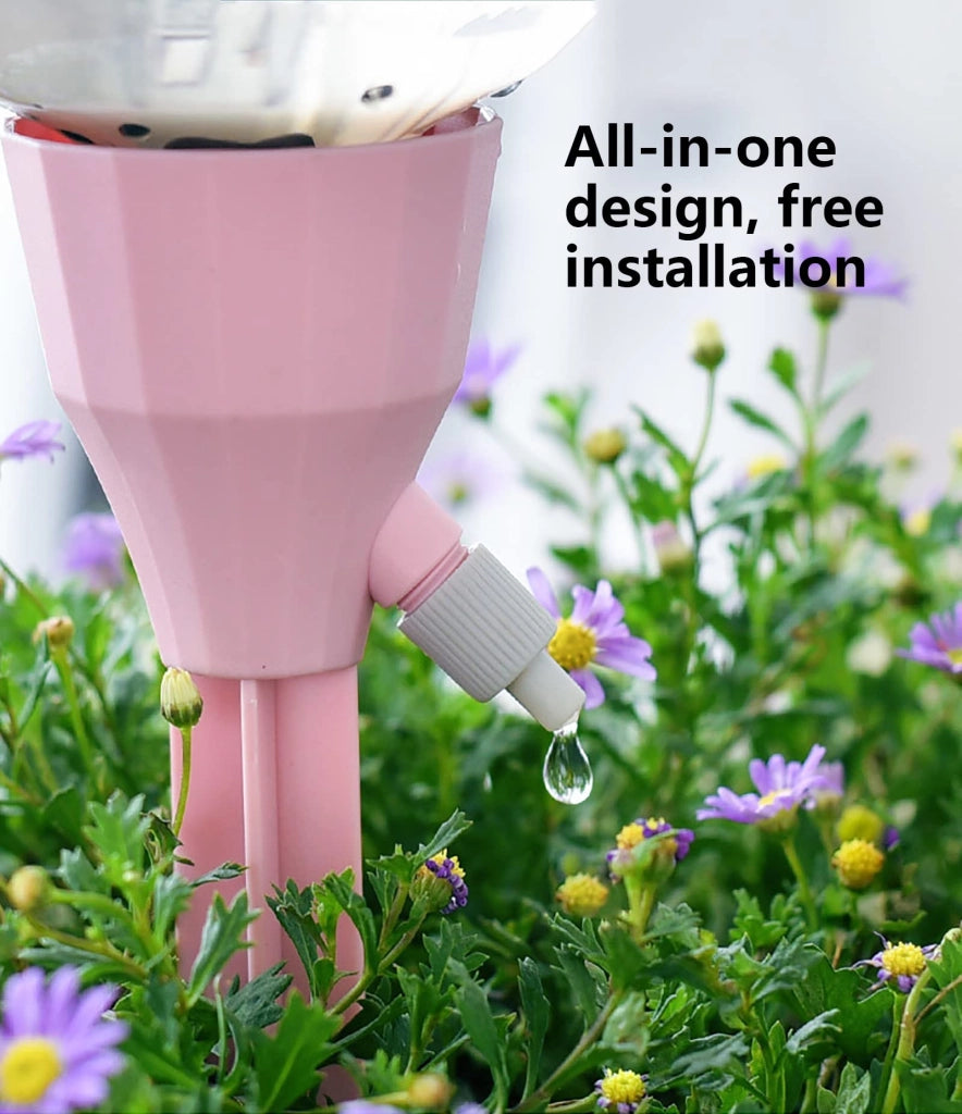 9 irrigatori automatici per piante con valvola di regolazione, sistema di irrigazione a goccia