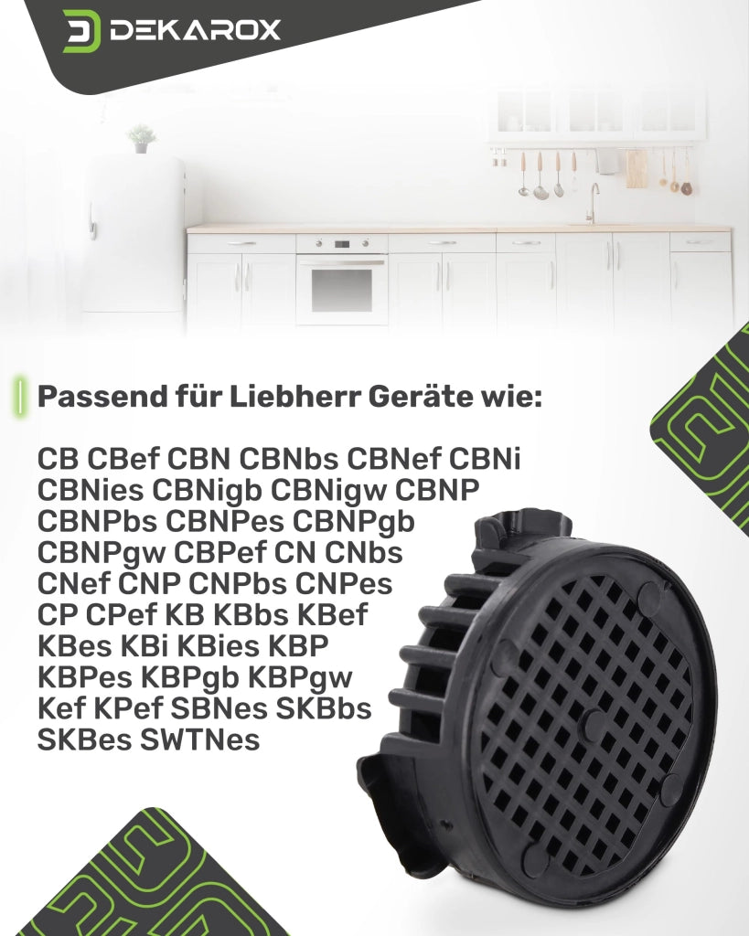 Set di filtri a carbone attivo da 45 mm, compatibile con Liebherr 9096342
