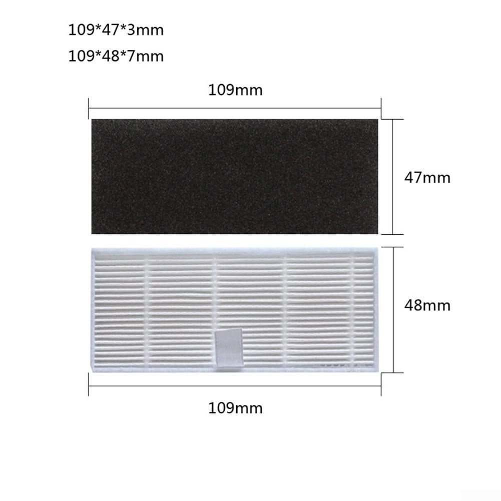 6 filtri di ricambio compatibili con gli aspirapolvere Laresar L6 Pro, Ultenic T10 e AIRROBO T10+