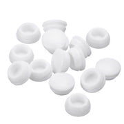 Tappi in silicone, 15 pezzi, rotondi, diametro 18–19 mm, colore bianco