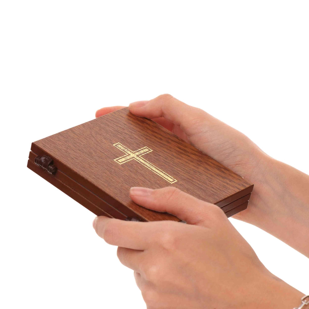 Triptico di icone: Madonna, Gesù, San Nicola – 12x31 cm