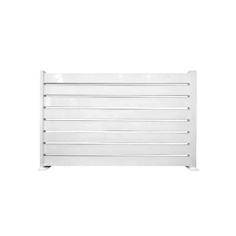 Set 4 goghe Miami in alluminio bianco lucido 150 × 10 cm