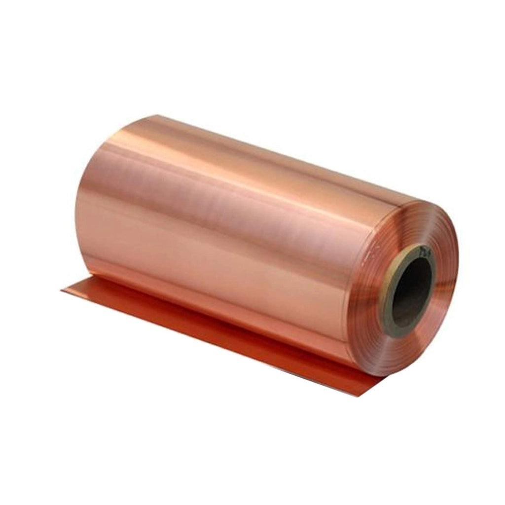 Lamina di rame, spessore 0,5 mm, dimensioni 50 mm x 1000 mm, rame puro